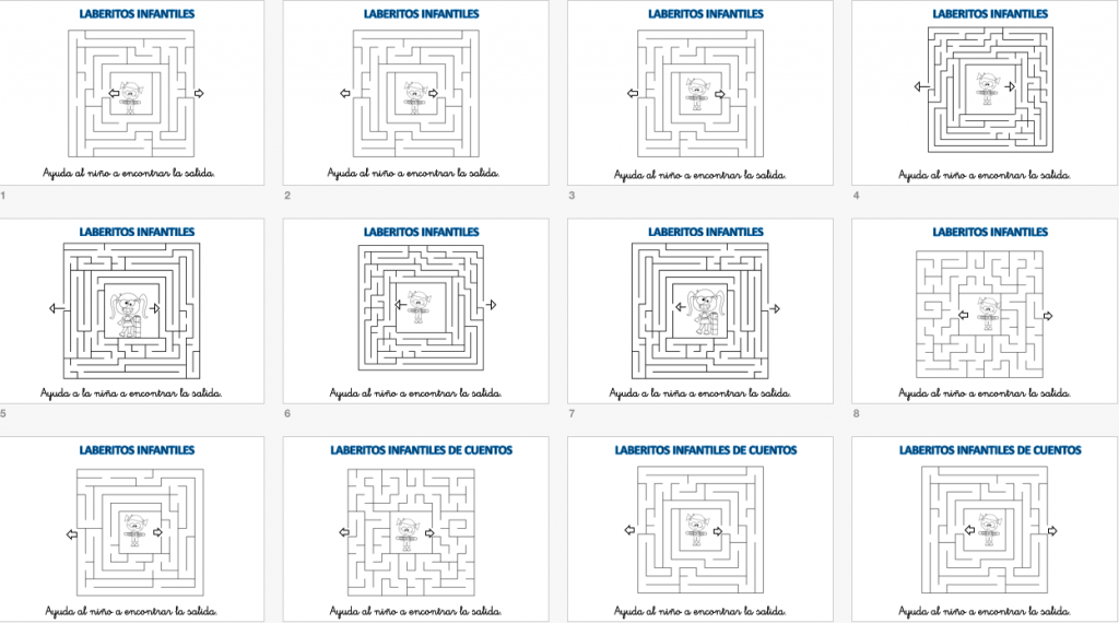 Os compartimos estas fantásticas fichas de laberintos para trabajar la atención con los más peques de la casa. Los laberintos son una herramienta de diagnóstico bastante eficaz para detectar la rapidez del […]