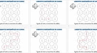 Nuevas fichas para trabajar la atención y la competencia matemática. En esta ocasión hemos preparado unos laberintos de sumas, con un nivel muy básico ya que la suman dan un […]