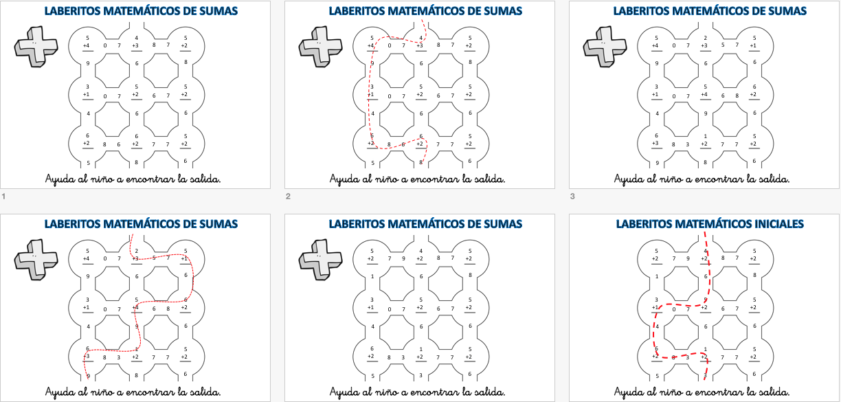 laberintos-de-sumas-nivel-inicial-hasta-el-10-con-soluciones