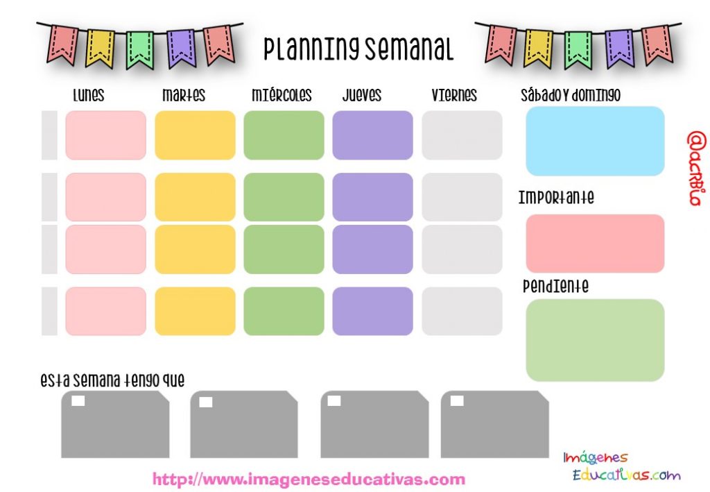 Hemos probado mil formas de organizarme, con agendas diarias, con 4 días por semana,  pero al final, las que mejor nos funciona a casi todos son los planificadores semanales. La […]