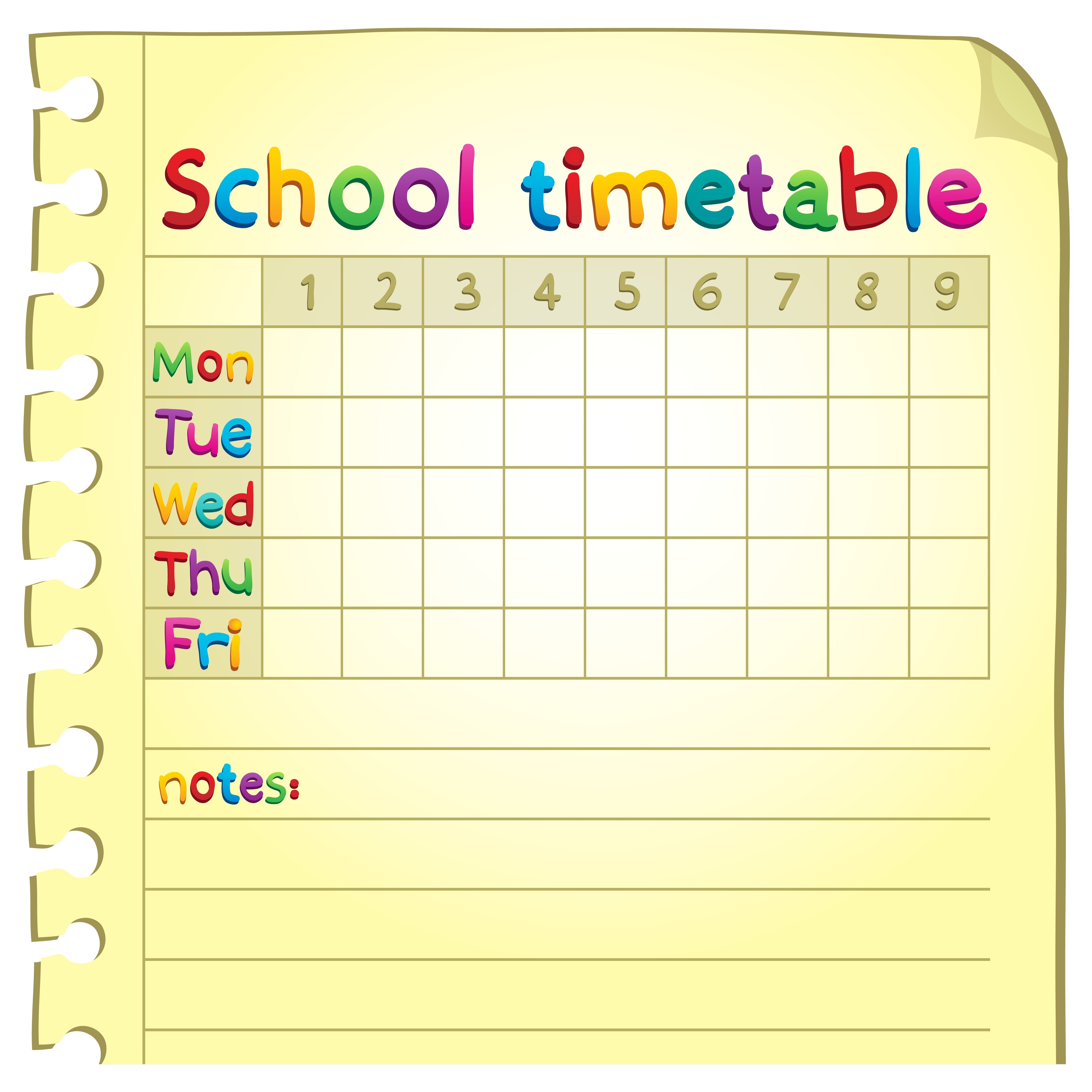 21319178 - school timetable topic