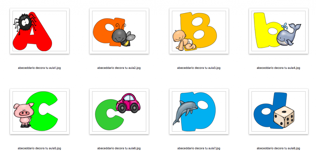 Os dejamos este precioso abecedario para decorar tu aula en mayúsculas y en minúsculas. DESCARGALO EN PDF  abecedario-para-decoar-tu-aula autor desconocido