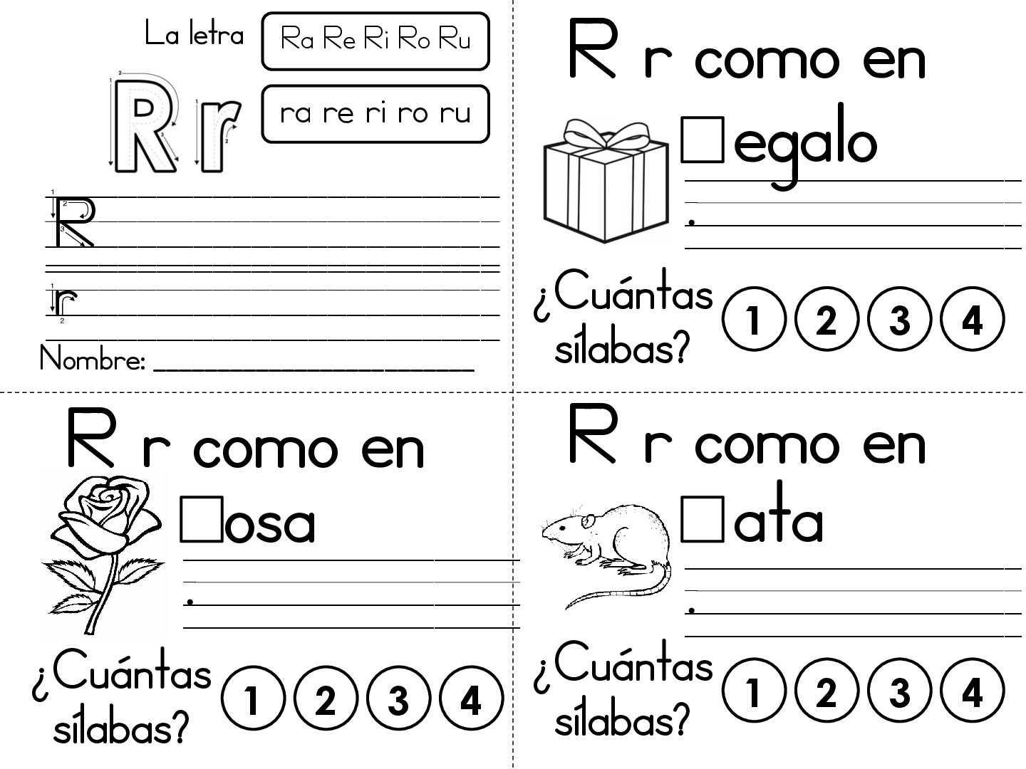 Super Cuadernillo De Ejercicios Del Abecedario Con Silabas 019 Orientacion Andujar Recursos Educativos