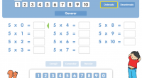 a a NUNCA APRENDERSE LAS TABLAS FUE TAN FÁCIL. Este recurso permite trabajar con los alumnos de forma divertida y entretenida las tablas a a a GENERADOR DE TABLAS DE  MULTIPLICAR […]