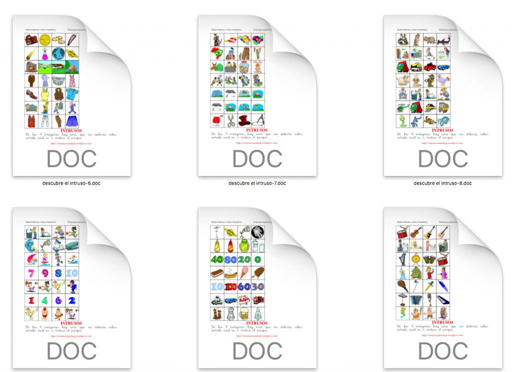 Nuevas actividades para trabajar los intrusos totalmente editables listas para descargar y modificar a tu gusto. Aemás os hemos preparado un juego on line muy divertido.   En estas actividades  […]