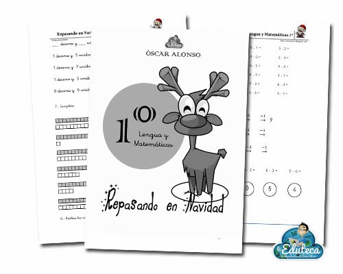 Cuadernos de Navidad realizados por OSCAR ALONSO DE  «La Eduteca» de elaboración propia con ejercicios para repasar durante las festividades navideñas o afianzar contenidos vistos durante el primer trimestre en […]