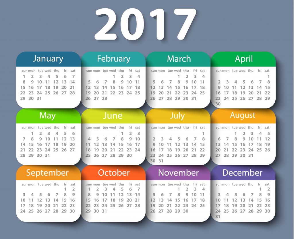 Super colecci n de calendarios y planificadores 2017 gran formato