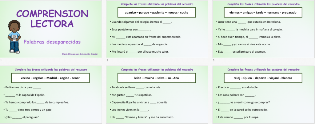 En esta ocasión os hemos preparado unas nuevas actividades para trabajar la comprensión lectora y la competencia léxica de nuestros alumnos con el clásico juego de rellenar huecos para completar […]