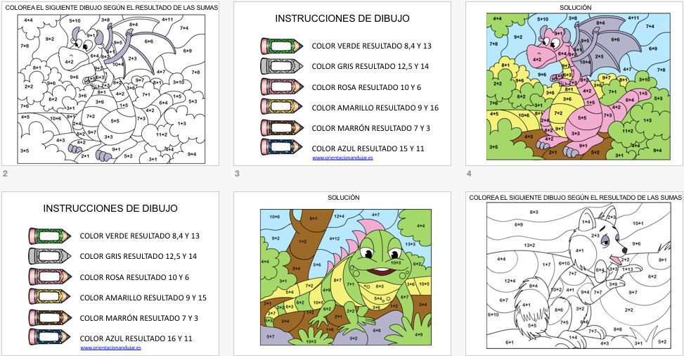 Hemos preparado unas interesantes actividades para trabajar la atención coloreando con sumas, nuestros alumnos deben de colorear diferentes partes de un dibujo según el resultado que les salga en la […]