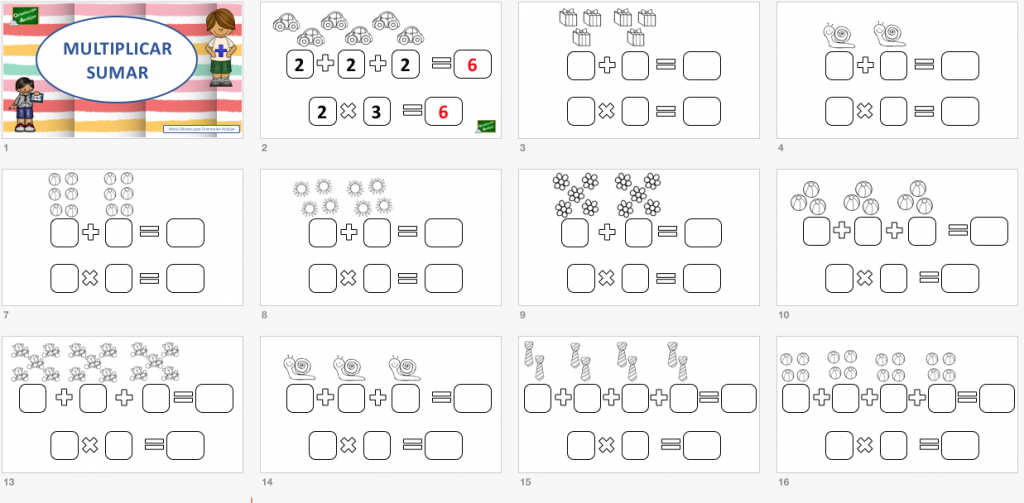 Os hemos preparado estas divertidas y sencillas actividades para practicar de forma conjunta la suma con la multiplicación para que nuestros niños vayan adquiriendo ambas operaciones. DESCARGA LOS ARCHIVO EN […]