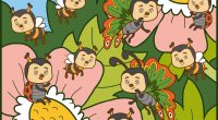 Ficha educativa para infantil: aprender a contar. ¿Cuantos hay? Escribe el número al lado de cada grupo de animales. La ficha es coloreable. Para niños de 3 y 4 años. […]