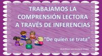 Un lector competente es capaz de realizar inferencias en un texto leído. Inferir es leer entre líneas, extraer una información no explícita en el texto, pero que quizá, el escritor […]