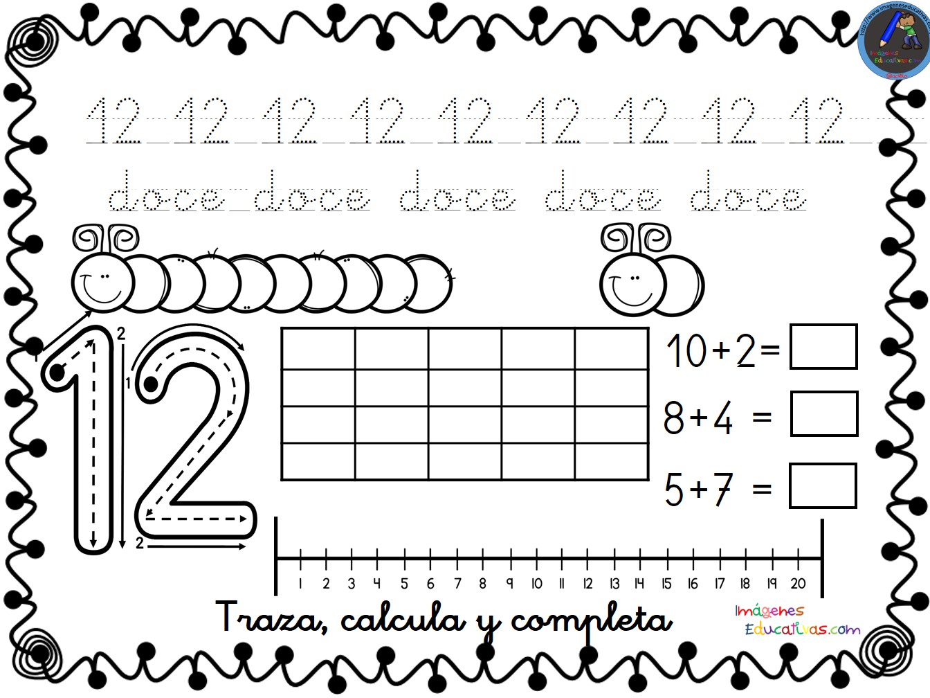 Colección de fichas para trabajar los números del 1 al 30 (12 ...