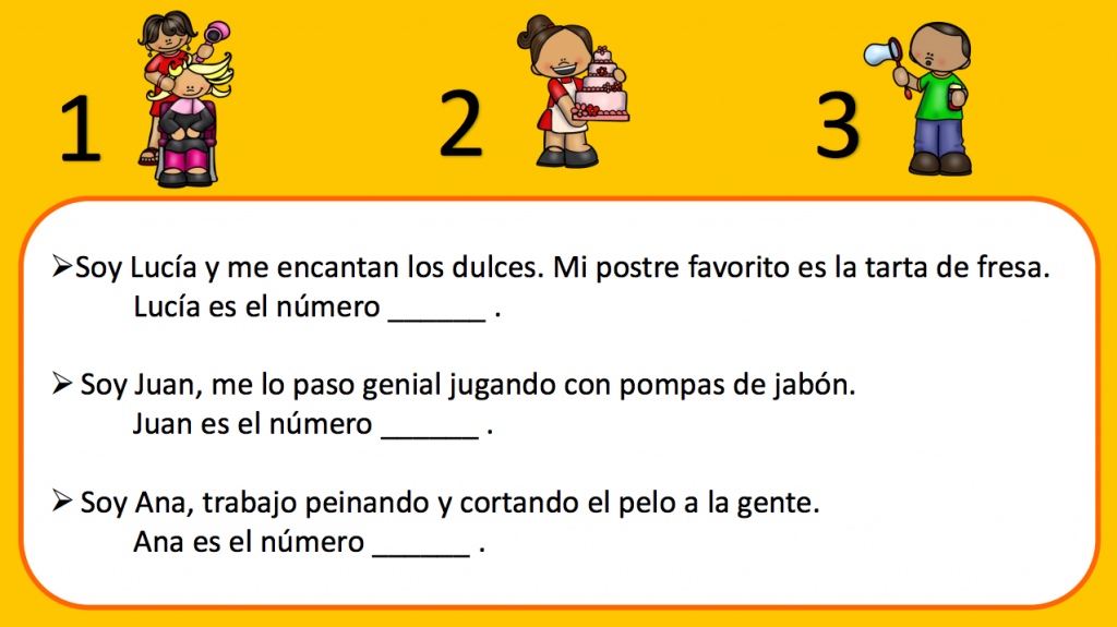 Nueva actividad para trabajar la comprensión lectora en la que nuestros alumnos deben de seleccionar una imagen según la descripción dada. De esta forma nuestros alumnos trabajan la percepción visual […]