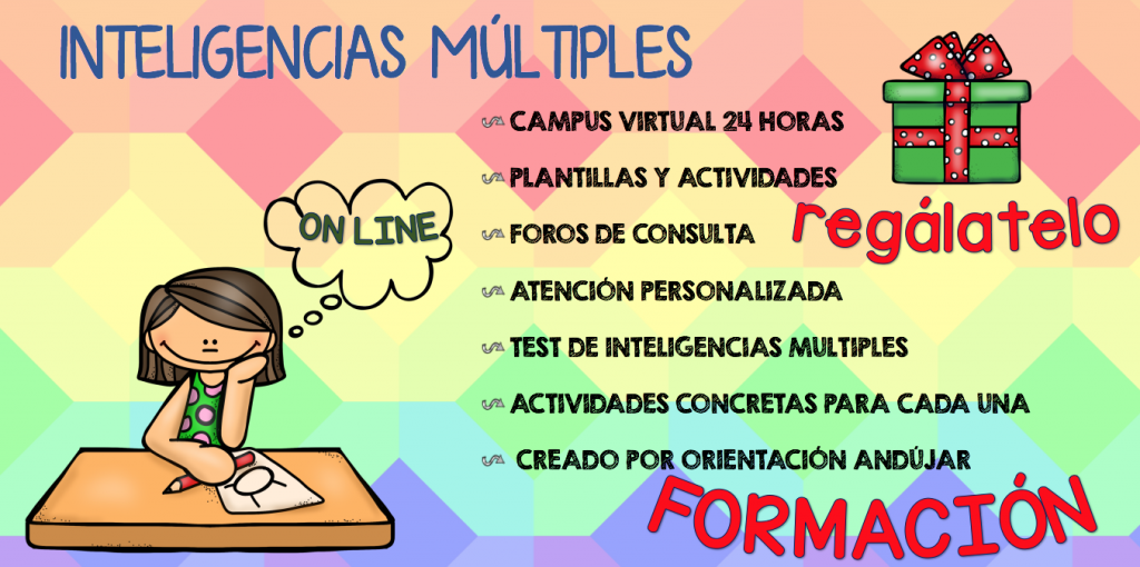   Ánimate a matricularte a este nuevo curso de inteligencias múltiples, solo nos quedan unas pocas plazas. Con las inteligencias múltiples trabajarás con tus alumnos de forma diferente y podrás […]