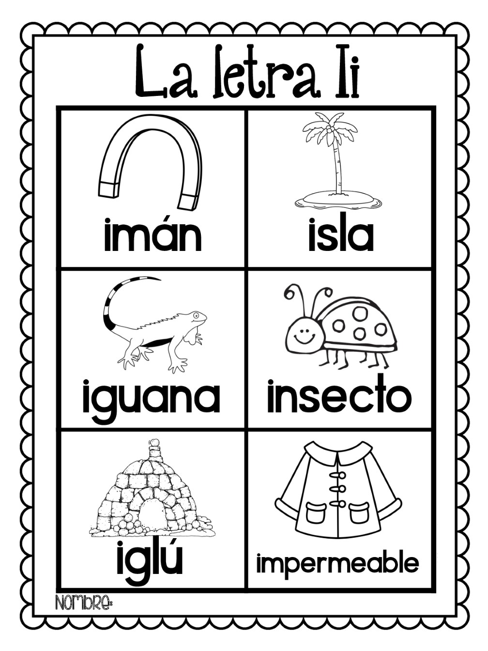 Relacionado Palabras Del Abecedario Aprender Las Letras Enseñanza