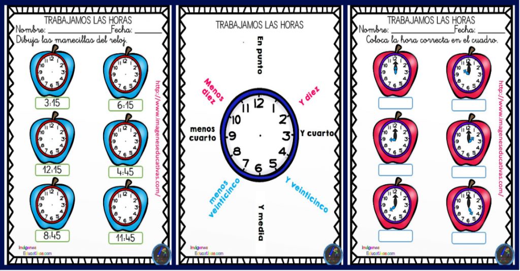 Las horas con relojes analógicos mejora de la atención Trabaja las horas y los relojes con estas fichas para conocer y repasar las horas. Nuevas actividades para trabajar la atención […]