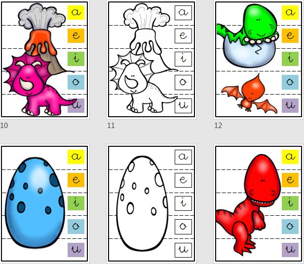 Hoy os traemos unos divertidos puzzles para trabajar las vocales con los más pequeños con unas divertidas imágenes de dinosaurios. Esperamos que os gusten. Los puzzles o rompecabezas son juegos […]