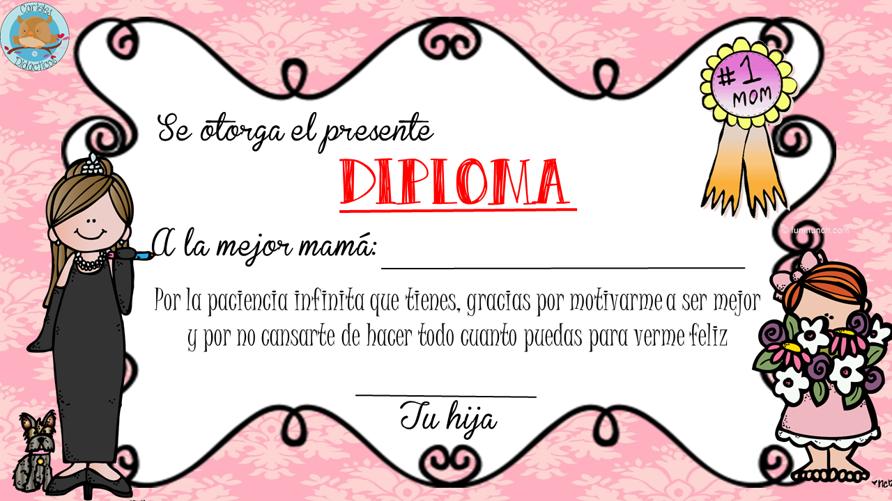 Dia De La Madre Diploma diplomas-para-colegios- dia de la madres 4