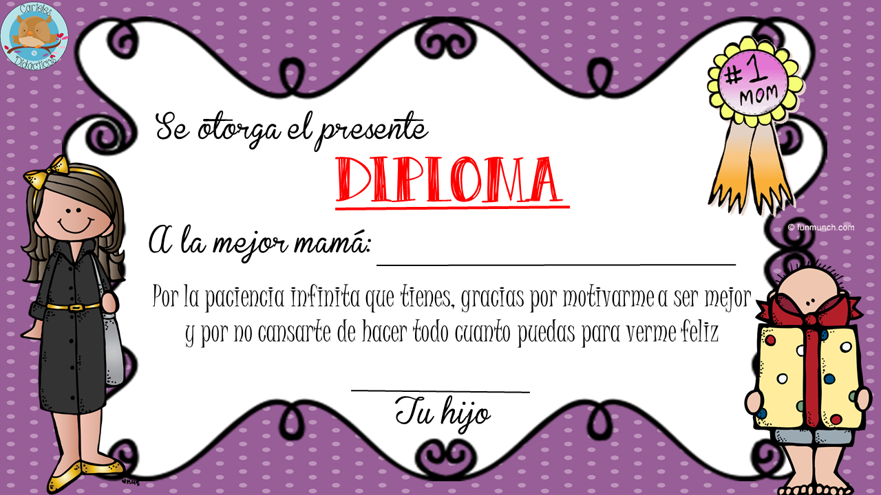 Diploma Dia De La Madre diplomas-para-colegios- dia de la madres 6