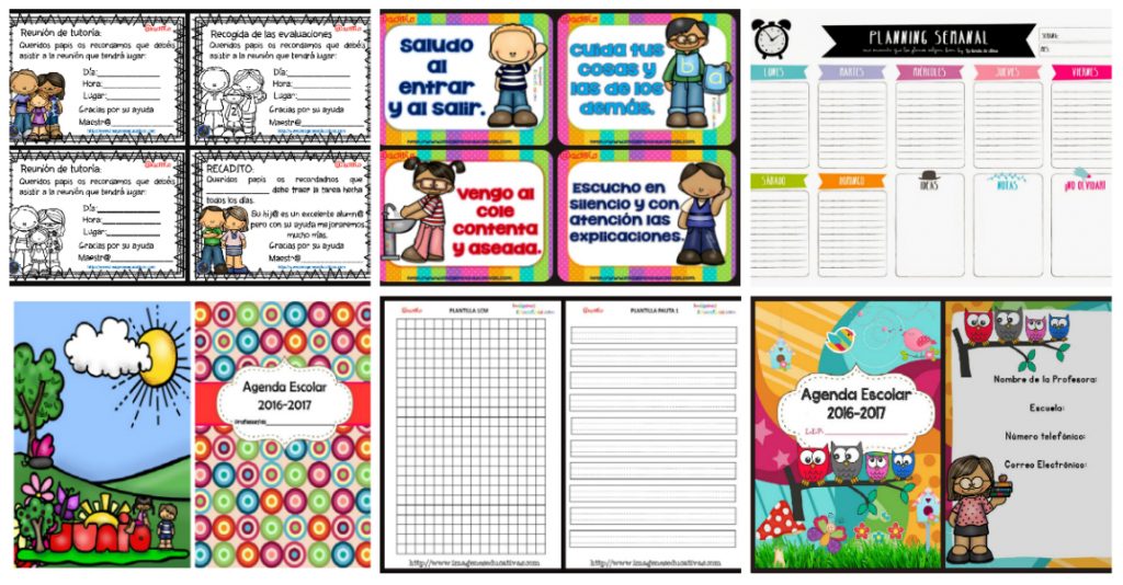 Recopilatorio con los materiales imprescindibles para el maestro/a al inicio de curso. Agendas, tarjetas para decorar, horarios, planificadores…….  AGENDAS NUEVA AGENDA ESCOLAR Curso 2016-2017 RECIÉN SALIDA DEL HORNO. PRIMERA VERSIÓN […]