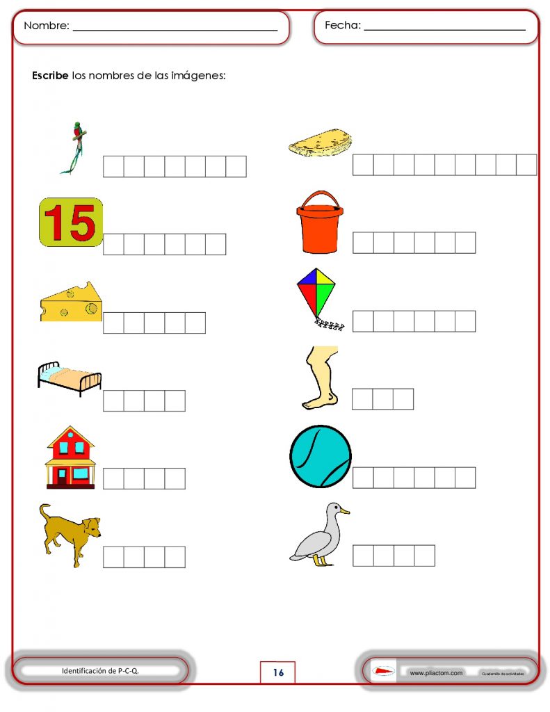 CUADERNILLO DE ACTIVIDADES PARA PRIMER GRADO - Orientacion Andujar