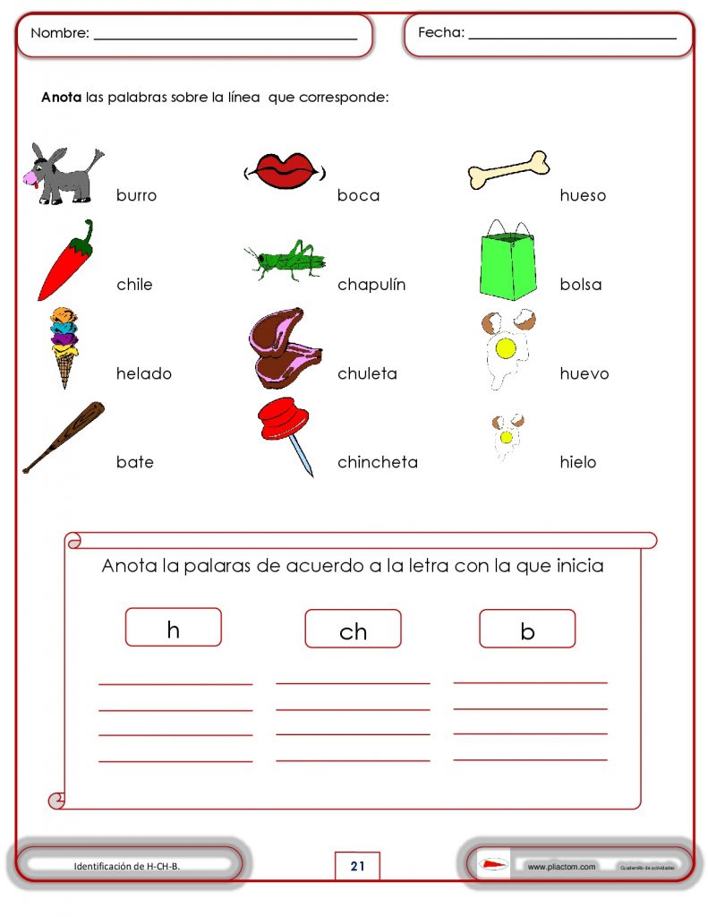 CUADERNILLO DE ACTIVIDADES PARA PRIMER GRADO - Orientacion Andujar