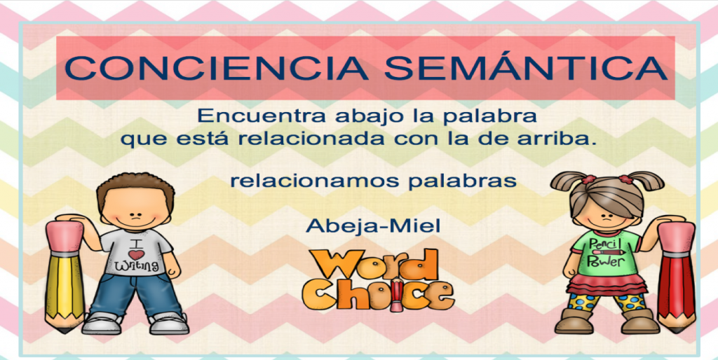 En esta actividad debemos de identificar una palabra con un conjunto de otras cuatro en las que solo una de ellas esta relacionada con la primera como por ejemplos: abeja […]