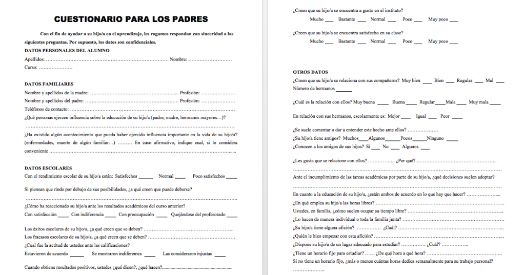 Os dejamos una serie de cuestionarios editables para recabar información de los padres, que nos van a venir muy bien para el inicio de curso. Los podéis editar para dejarlos […]