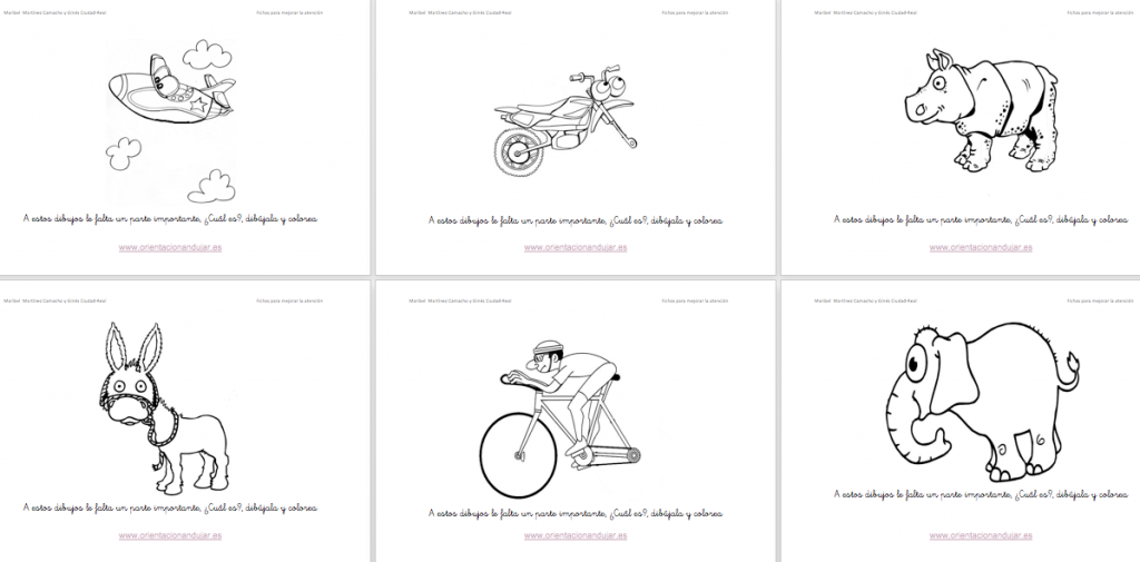 en estas entretenidas actividades nuestros alumnos tienen que identificar que parte importante le falta a cada uno de los dibujos que les presentamos y para finalizar deben de colorear el […]
