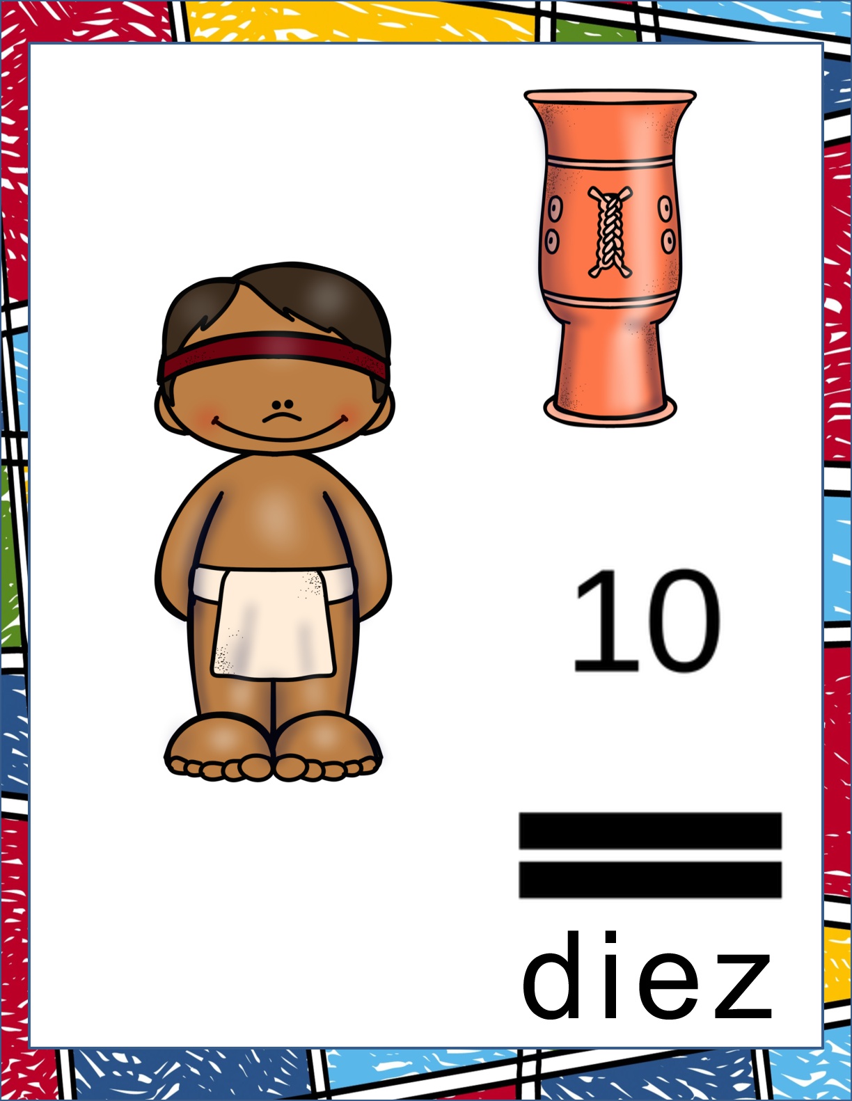 Carteles Decorativos Numeros Mayas 1 Al 20 11 Orientacion