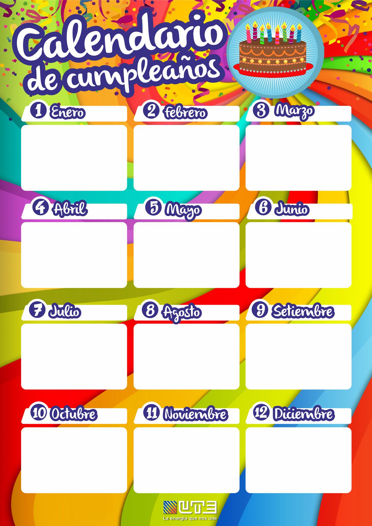 Calendario Cumpleanos 1 Orientacion Andujar Recursos Educativos calendario cumpleaños
