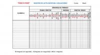 Os dejamos estos tres interesantes registros para la evaluación de la escritura, lectura y global de lectoescritura además incluimos el método completo de lectoescritura PASO A PASO, en el que […]