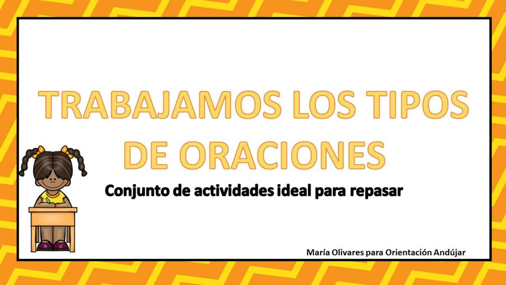 Material  para trabajar los tipos de oraciones. El  material consta de diferentes partes. DESCARGA EL RECURSO EN PDF Vamos a trabajar los tipos de oraciones DESCARGA EL RECURSO EN PDF […]
