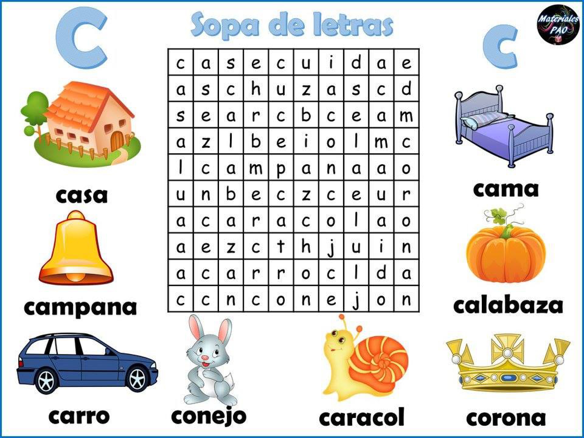 Sopa De Letras Del Abecedario 003