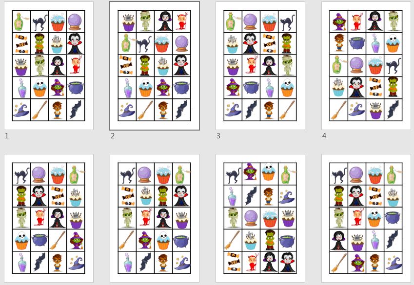 Conjunto de materiales actividades para pasarlo bien en Halloween y para trabajar la discriminación visual super loteria con motivos de Halloween editable Halloween es una fiesta de origen pagano que […]