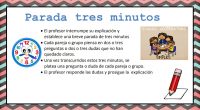 PARADA DE TRES MINUTOS  Objetivo: Implicar a todo el alumnado en preguntas que les motiven, preguntar sobre lo que se está tratando y constatar que el alumnado va integrando en alguna […]