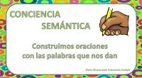 Os proponemos esta sencilla actividad en la que nuestros alumnos deberán de construir oraciones con dos palabras propuestas las cuales tienen una relación entre sí. Diferentes a las anteriores fichas […]