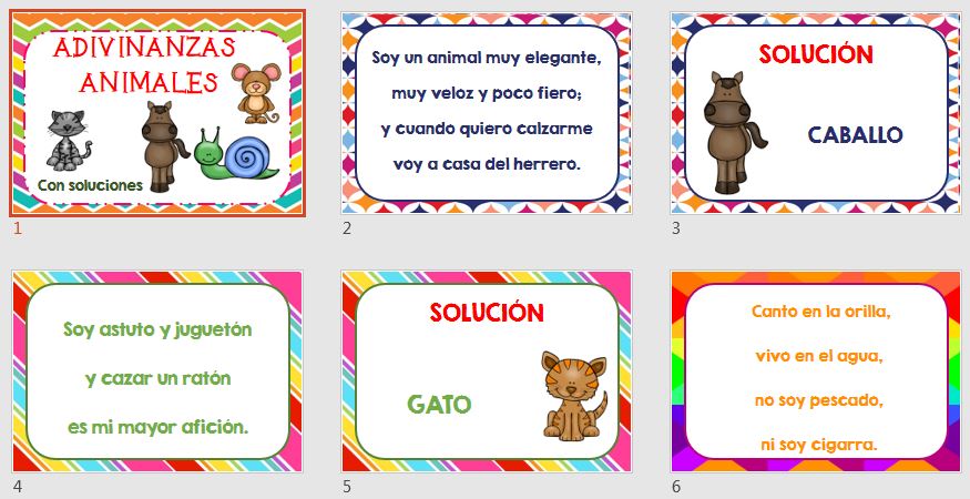 COMPRENSIÓN LECTORA Colección de adivinanzas de animales con soluciones listas para imprimir comprensi-n-lectora-colecci-n-de-adivinanzas-de-animales-con-soluciones-listas-para-imprimir