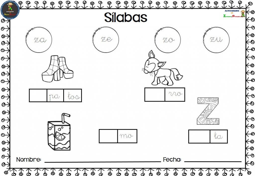 Colección de actividades para trabajar las sílabas directas de una forma divertida, donde nuestros alumnos/as deben de  completar  conciencia silábica Colección de fichas para trabajar las Sílabas conciencia silábica                  conciencia silábica Descarga […]
