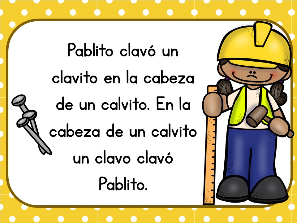 Resultado de imagen para trabalenguas