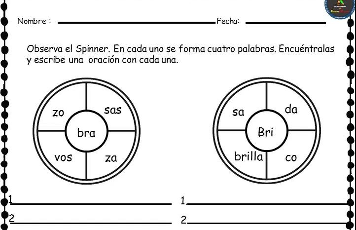 Colección de fichas para trabajar los grupos consonánticos, trabadas,. Fichas imprimibles, descarbles en formato PDF Se denomina como palabras trabadas o sinfones a todas aquellas palabras que poseen sílabas trabadas, […]