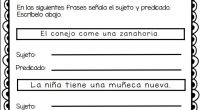 El sujeto y el predicado En toda oración se pueden diferenciar dos partes: Sujeto: indica quien realiza la acción o de quien se dice algo. Ejemplo de sujeto que realiza […]