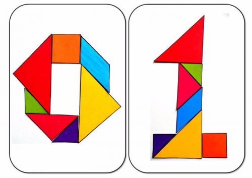 Tangram de numeros on sale
