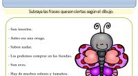 En estas interesantes actividades nuestros alumnos/as deben de ver una imagen y deben de decir cuales son las frases que son ciertas con respecto a la imagen. Leer es comprender, […]