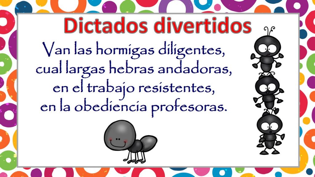 El dictado es uno de los ejercicios más utilizados en el colegio. Básicamente, se trata de un método a través del cual el profesor lee un texto y los estudiantes […]