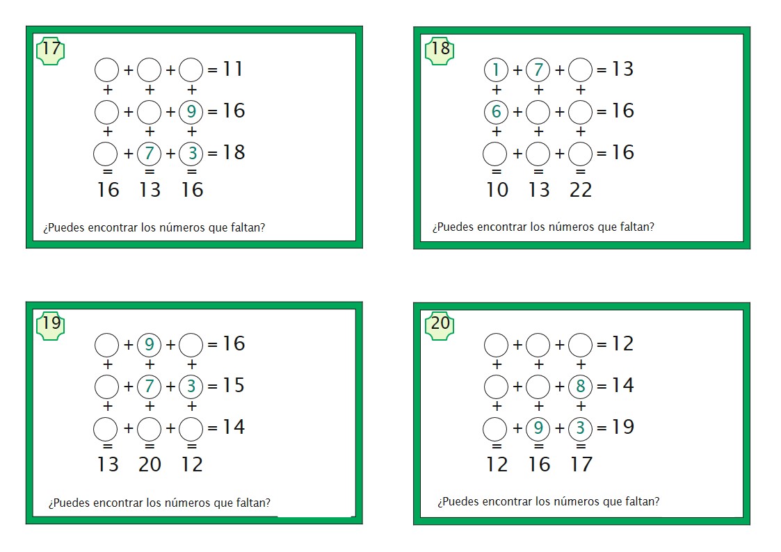 juegos matematicos de sumas (5) - Orientación Andújar ...