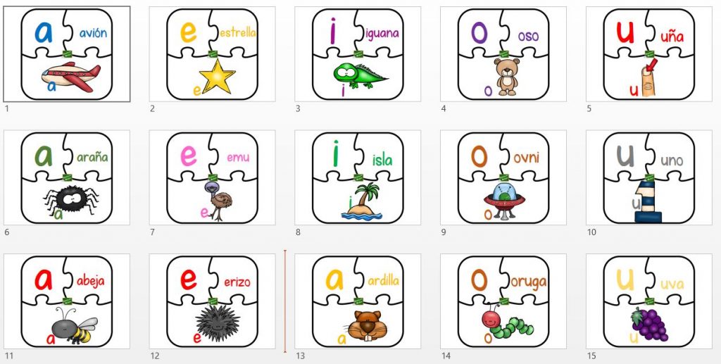 Fantásticas fichas puzzle para recortar con tres espacios para que de forma divertida aprendamos las vocales asociando imágenes, letras y palabras.     DESCARGATE LAS FICHAS EN PDF super puzzle […]