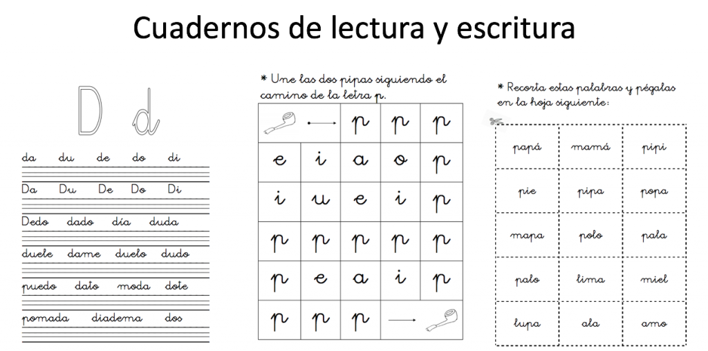 Hoy os compartimos unos sencillos cuadernos de lectura y escritura con actividades variadas (copiados, lectura, sopas de letras, laberintos, grafomotricidad, etc, ideales para la etapa de infantil y primeros cursos […]