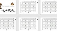 Actividades para trabajar la atención en la que nuestros alumnos/as deben de señalar cual de las letras que les presentamos en la serie no esta repetida.